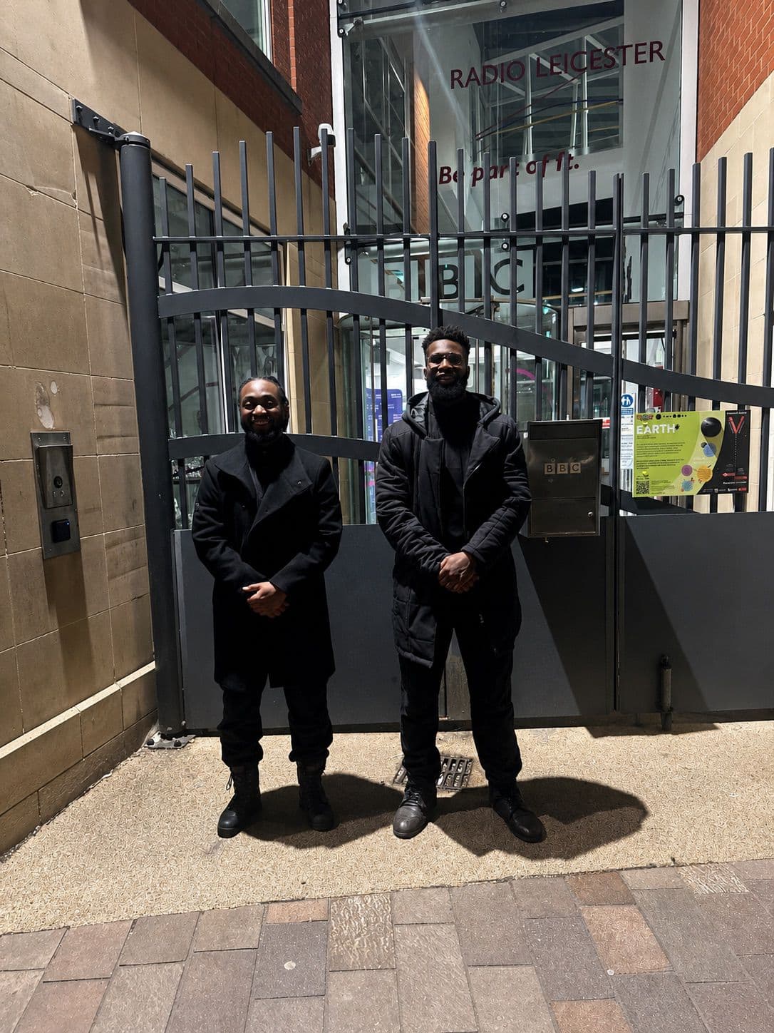 The co-founders of WARCORE SECURITY on location